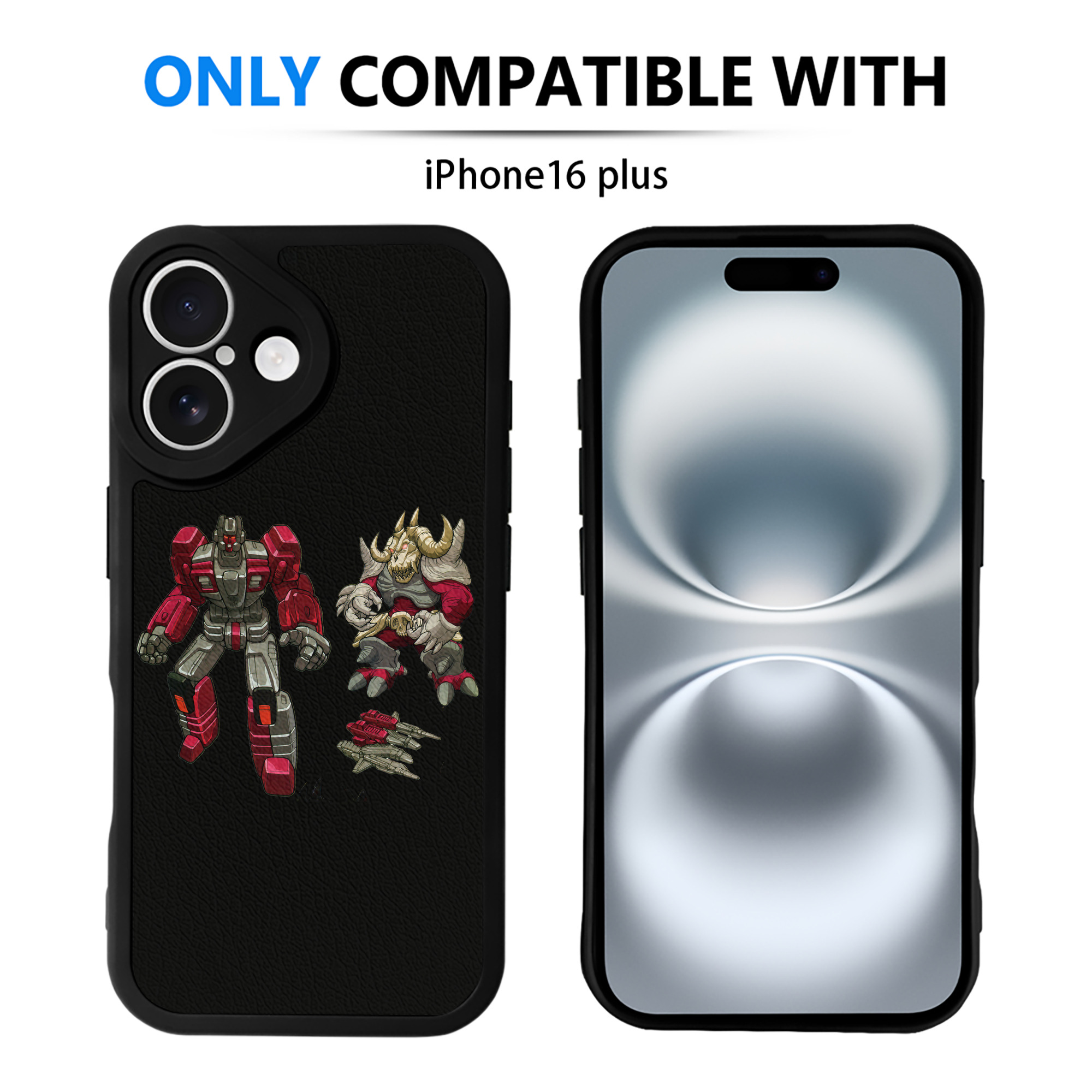 （画像用）  【iPhone 16シリーズ対応】シリコンスマホケース（レザー調） 材質：シリコン